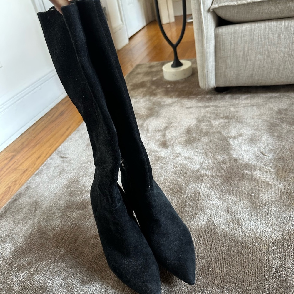 Elegant Black Knee high Boots for Women